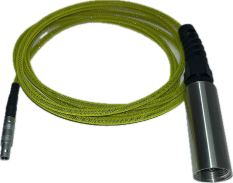 Berg Flame Yellow LEMO 00 Straight to UHF Waterproof 6'